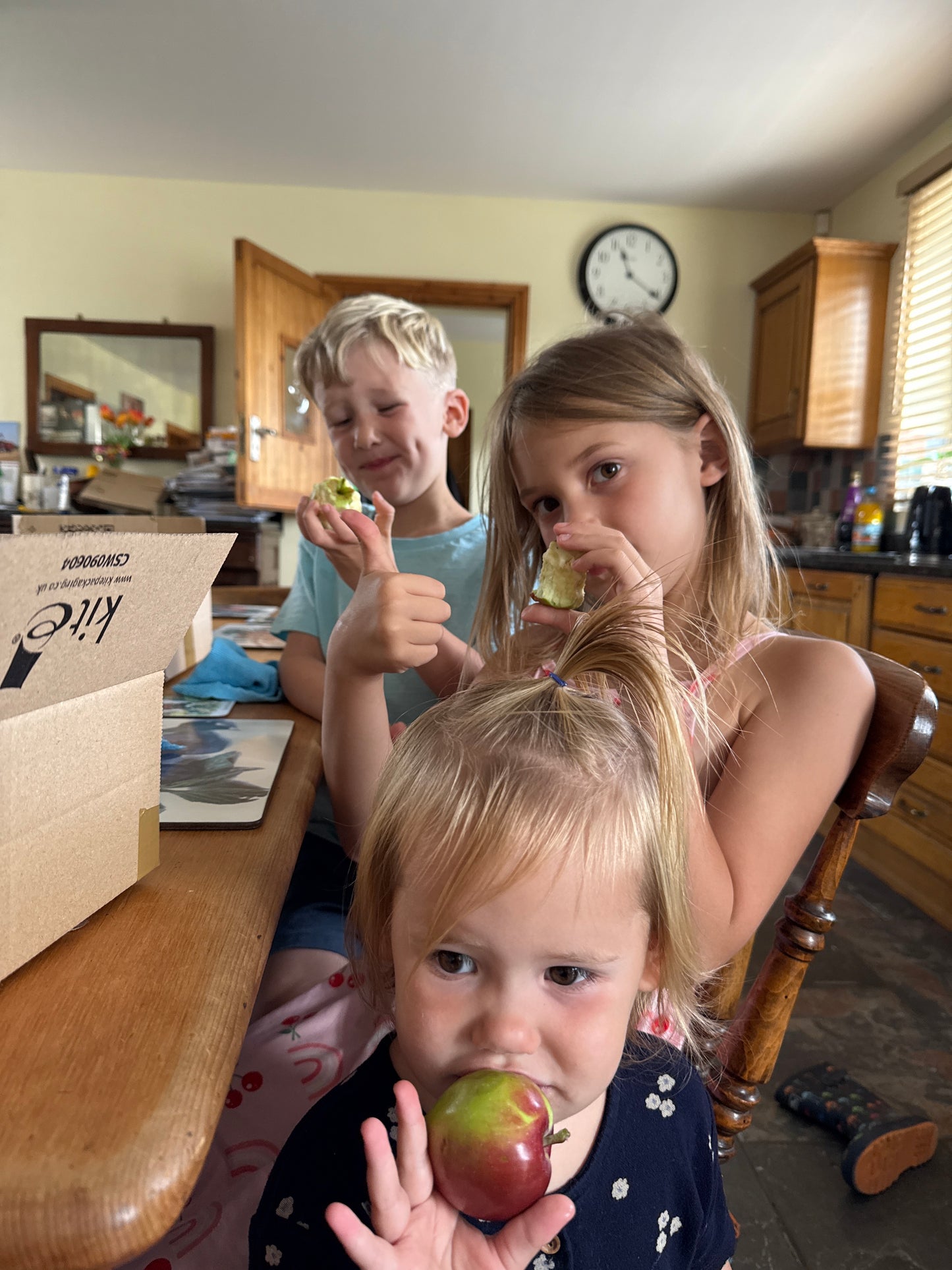 Joe Seels Stickers… with free apples!