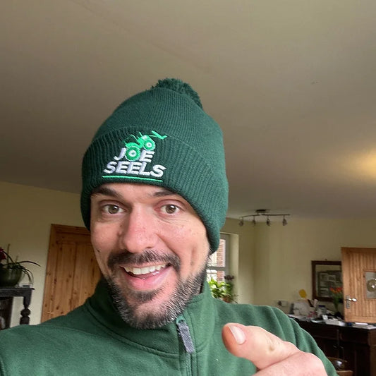 Green Joe Seels Bobble Hat!