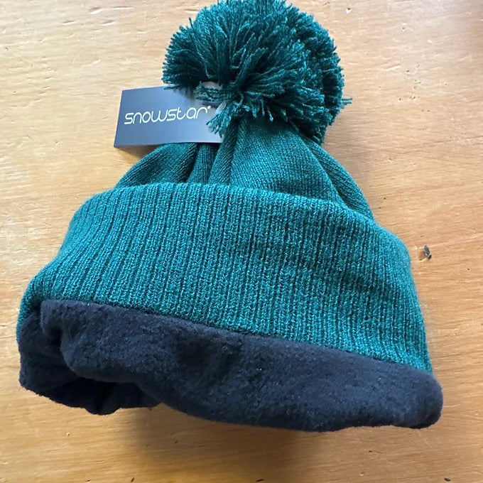 Green Joe Seels Bobble Hat!