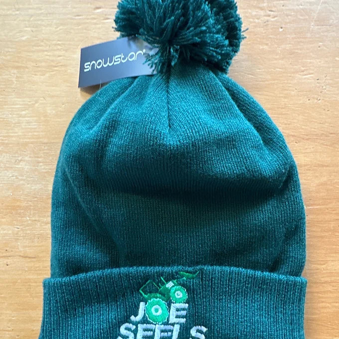 Green Joe Seels Bobble Hat!